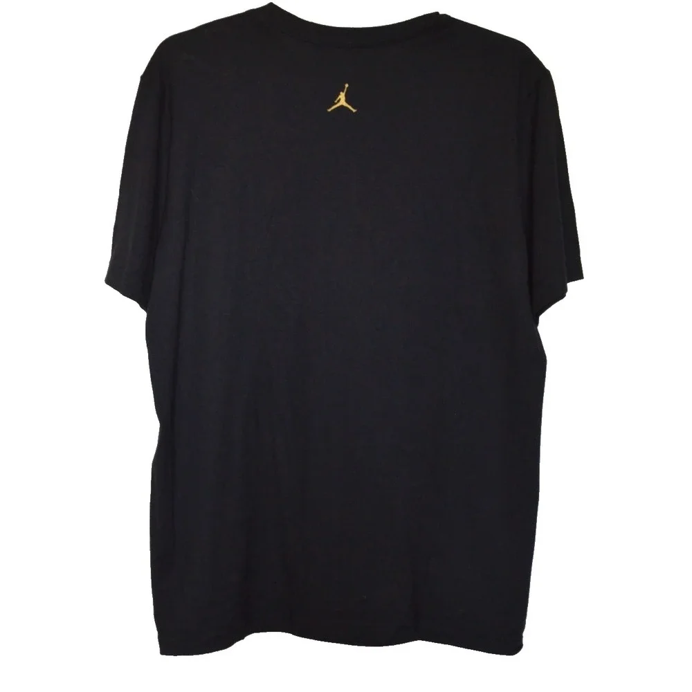Jordan Space Planets Graphic T Shirt black Large Jumpman Cosmic Galaxy TEE
